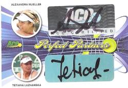 Alex. Mueller t. Luzhanska - Leaf Ace 2013 - "perfect Partners Certified Auto" Card Pp2 33 Of 35