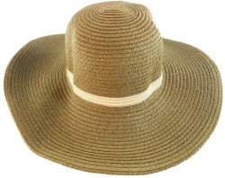 Derby Girls Sun Hat Straw Beach Fashion Style Brown