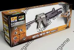 1 3 Scale Pre-assembled Model Gun With Free Display Stand - M4 With M203
