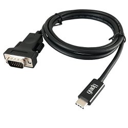 Uptab Usb-c To Vga Cable Compatible With Macbook Macbook Pro Or Imac 2017 Dell Xps 13 & 15 Thunderbolt 3 & More Supports Resolutions Up To 1920X1200@60HZ 6FT