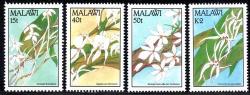 Malawi - 1990 Orchids Set Mnh Sg 848-851