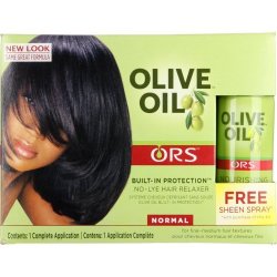 ORS Olive Oil No-lye Hair Relaxer Value Pack Normal