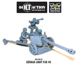 Bolt Action 28MM German Army Pak 40 75MM Atg