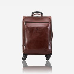 Brando Winchester Authentic Leather Cabin Trolley Brown