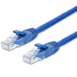 Acconet. Acconet CAT6 Utp Flylead 3 Meter Straight Stranded Cable Moulded Boots And Plugs Blue