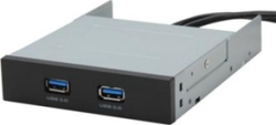 Mecer 2 Ports USB 3.0 Front Bezel Fit On 3.5 Bay