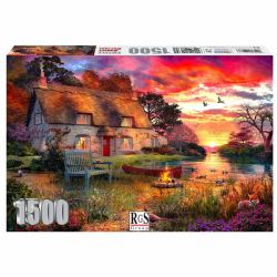 Sunset Cottage 1500 Piece Jigsaw Puzzle