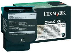 Lexmark C544 X544 Black Extra High Yield Return Programme Toner Cartridge