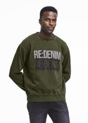 Overdyed Regular Fit Graphic Sweatshirt