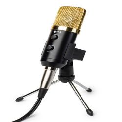 USB Powered Condenser MIC PC Laptop With Tripod