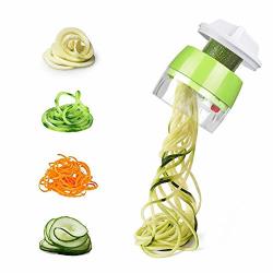 CARRY360 Handheld Spiralizers Vegetable Zucchini Slicer Spiral Slicer Cutter