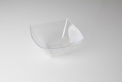 GIZMO - Elegant Square Bowl - Clear - Medium