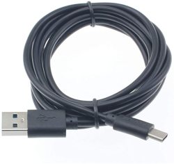 6FT USB Cable Charger Cord Power Wire Turbo Charge Sync Black Compatible With Motorola Edge Plus