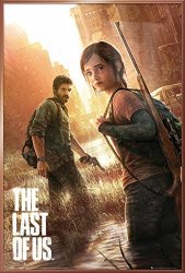 The Last Of Us - Framed Gaming Poster Print Game Cover Key Art Size: 24" X 36"