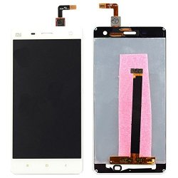 Mobile Phone Lcd Screen Lcd Screen And Digitizer Full Assembly For Xiaomi Mi 4 Black Lcd Screen Color : White