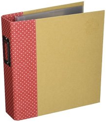 Echo Park Paper MSBA0005 My Storybook Album Photo Journal 6" X 8" Red Dot Multicolor
