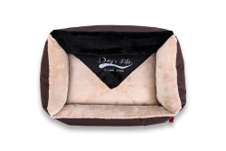 Dog's Life Dogs Life - Vintage Lounger Waterproof Winter Bed - Brown