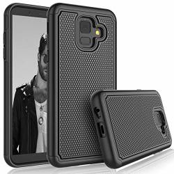Tekcoo Galaxy A6 Case For At&t Samsung Galaxy A6 Sturdy Case Tmajor Shock Absorbing Rose Rubber Silicone & Plastic Scratch Resistant Bumper Grip Rugged