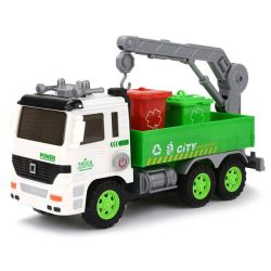 - Inertia Garbage Truck Toy Refuse Recycling Bin Removal Vehicle