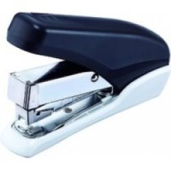 Genmes Power Saver Half Strip Noiseless Stapler - 40 Sheets Silver