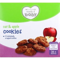 Made 4 Baby Toddler Cookies Apple & Oat 160G
