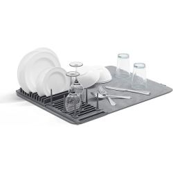 Umbra Udry Peg Drying Rack With Mat Charcoal