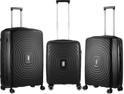 Travelite Travelwize Ripple Pp 4-WHEEL Spinner 75CM Luggage Black