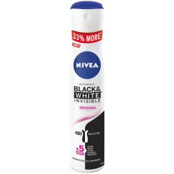 Nivea Deodorant 200ML Female - Invisible For Black & White