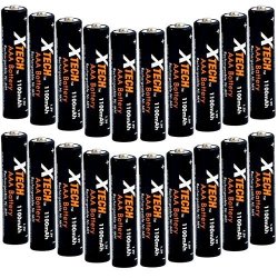 Xtech Aaa Ultra High-capacity 1100MAH Ni-mh Rechargeable Batteries 20 Pack