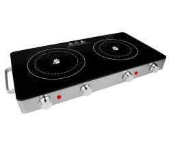 Portable Infrared Stove Cooker- Black silver