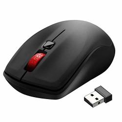 Yantop Wireless Mouse 2.4G Mobile Cordless Mouse With USB Nano Receiver 3 Adjustable Cpi Levels 4 Buttons And On-off Switch Computer Wireless Mouse For