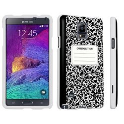Durocase Samsung Galaxy Note 4 Hard Case White - Composition Note Book