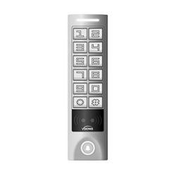 Visionis VIS-3005 Access Control Weatherproof Metal Housing Anti Vandal Metal Keys Reader keypad Standalone No Software 2000 Users With Doorbell Slim Version