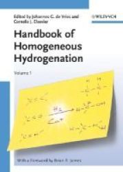 Handbook of Homogeneous Hydrogenation