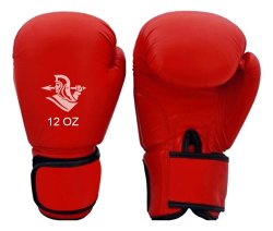 Spartan Fighter Moulded Training Fingerless Sports Boxing Gloves - 12OZ SPN-BOG1B