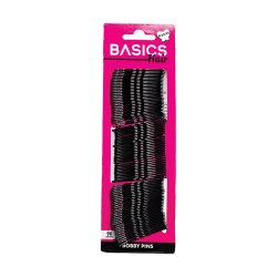 Basics Hair Bobby Pin 5CM 90PCS - Black