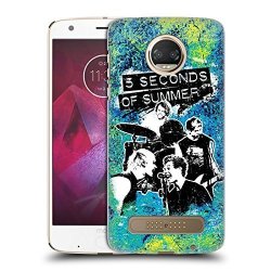 Official 5 Seconds Of Summer Jam Bright Group Photo Montage Hard Back Case For Apple Iphone X