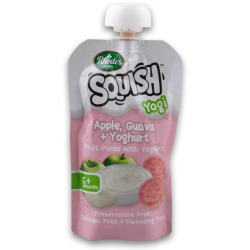 Fruit Puree With Yoghurt Pouch 110ML - Apple & Guava