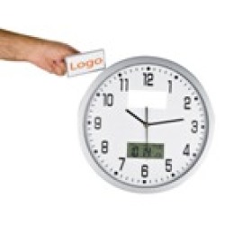 Analog Wall Clock With Digital Day Date And Temperature. Includ