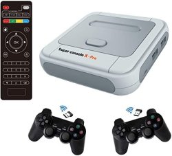 Super Console X Pro 256GB Retro Game For 4K Tv HD Output 2 Controllers Built-in 50 000+ Games