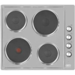 Defy - Slimline Solid Control Panel Hob - Silver