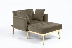 Merveiller 1 Seater Sofa Bed - Mocha