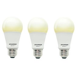 Sylvania Smart+ Soft White A19 LED Bulb For Apple Homekit & Siri Voice 3 Pack
