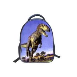 Kids Dinosaur Printed Backpack - Blue