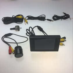 4.3 Inch Parking Assist Lcd Monitor + Mini Waterproof Car Rear View Reverse Camera Kit