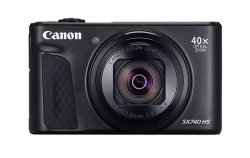 Canon Powershot SX740 Hs Digital Camera Black With 64GB Card & Stable Tripod Photo Savings Deluxe Bundle