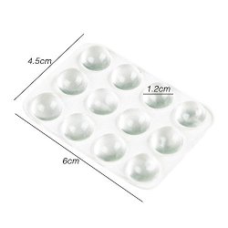 Lifemaison Drawer Cabinet Door Bumpers Clear Adhesive Bumper Pads