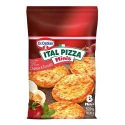 Ital Pizza Minis Cheese & Tomato 8S
