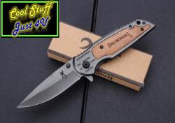 The X38 Folding Knife 3cr13 Steel + Wood Handle Outdoor Pocket Knife