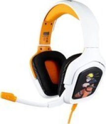 Konix Naruto Gaming Headset White & Black & Orange